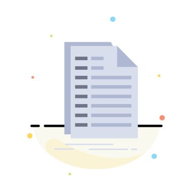 Fatura, excel, dosya, fatura, ekstre Düz Renk Simgesi Vektör