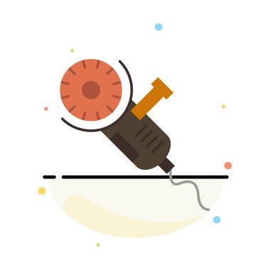 Testere, Dairesel Testere, Güç, Alet, Bıçak Soyut Düz Renk Simgesi T