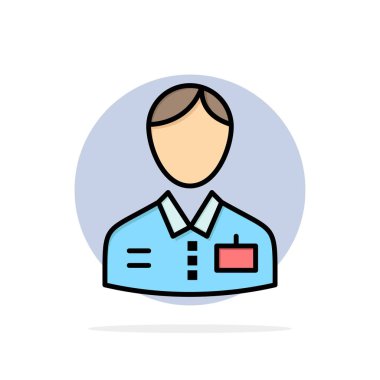 Bellboy, Bellhop, kapıcı, otel, hizmet soyut daire Backgr