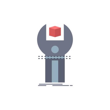 Sdk, Uygulama, geliştirme, kit, programlama Düz Renk Simge Vektör