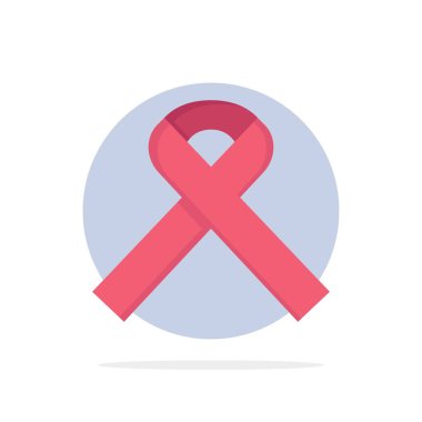 Kurdele, Farkındalık, Kanser Soyut Daire Arka Plan Düz renk 