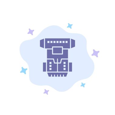 Kutu, Oda, Kriyojenik, Cryonics, Abst üzerinde Kriyoterapi Mavi Simge