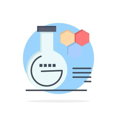 Kimya, laboratuar, Kimya Laboratuvarı, eğitim soyut daire Backgro