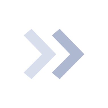 Ok, Oklar, Sağ Düz Renk Simgesi. Vektör simgesi afiş Templa