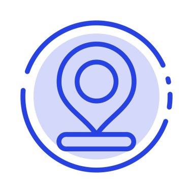 Konum, Harita, İşaretçi, Mavi Noktalı Çizgi Simgesini Sabitleme