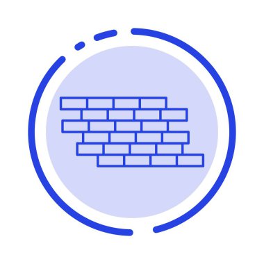 Güvenlik Duvarı, Güvenlik, Duvar, Tuğla, Tuğla Mavi Noktalı Hat Ic