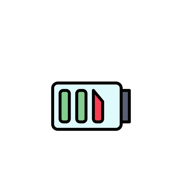 Naładuj, bateria, elektryczność, prosty szablon logo biznesowego. Florydzie — Wektor stockowy