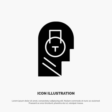 Kilit, Güvenli, Mesaj, Veri, Kullanıcı katı Gph Icon vektörü