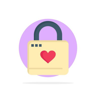 Kilit, Locker, Kalp, Kalp Hacker, Kalp Kilidi Soyut Circle Ba