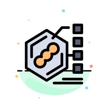 Bakteri, Biyokimyasal, Muayene, Form, Yaşam Soyut Düz Col