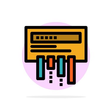 Alıcı, Yönlendirici, Wifi, Radyo Soyut Daire Arka Plan Düz co