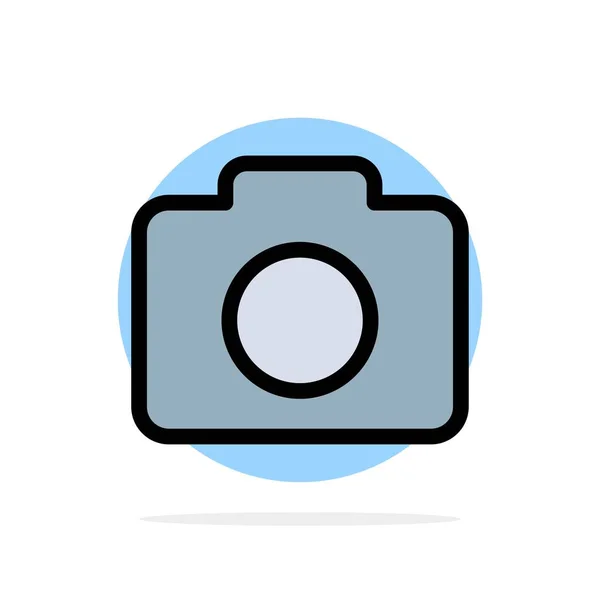 Instagram, camera, beeld abstracte cirkel achtergrond platte kleur ik — Stockvector