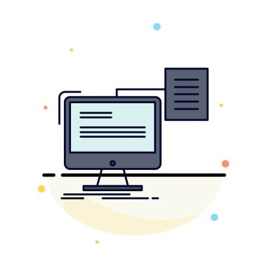 özgeçmiş, depolama, baskı, cv, belge Düz Renk Simge Vektör