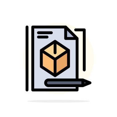 Dosya, Kutu, Kalem, Teknoloji Soyut Daire Arka Plan Düz co