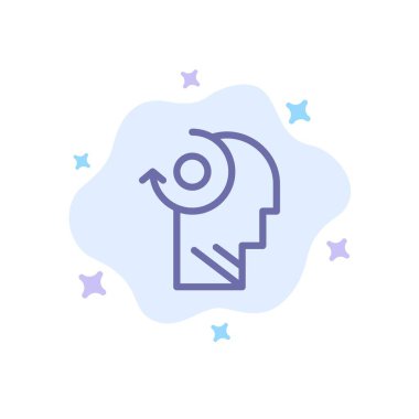 Soyut Bulut Arka Planda Açık, Zihin, Sizin, Kafa Mavisi Simge