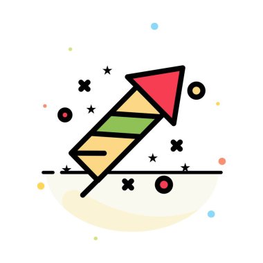 Kutlama, Şenlik, Havai Fişek, Tatil Soyut Düz Renk I