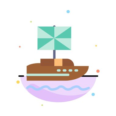 Brexit, İngiliz, Avrupa, Krallık, İngiltere Soyut Düz Renk Simgesi 