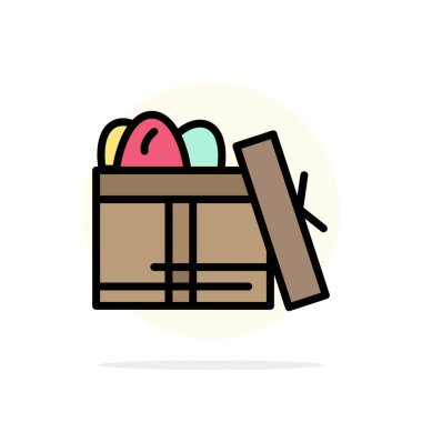 Hediye, Kutu, Doğum Günü, Gün Soyut Daire Arka Plan Düz renk I