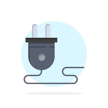 Elektrik, Enerji, Fiş, Güç Kaynağı, Soyut Daire Backgro