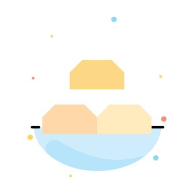 Barlar, Fon, Altın, Gelir, Faiz Soyut Düz Renk Simgesi Temp