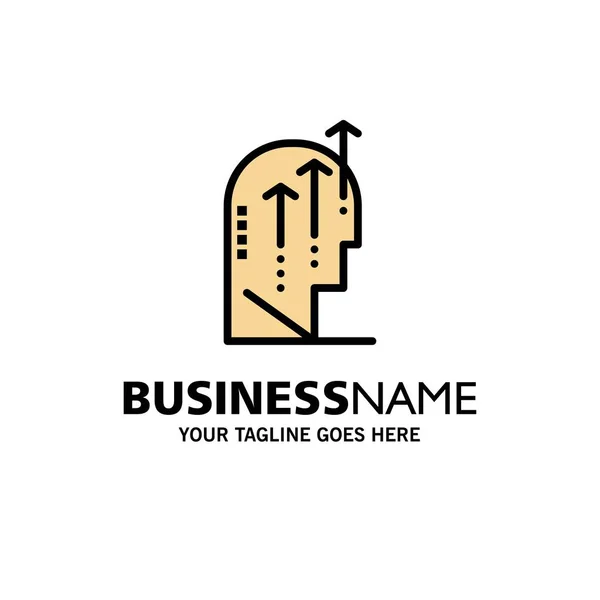 Emotional, Growth, Human, Intelligence, Mind Business Logo Templ — Stock Vector