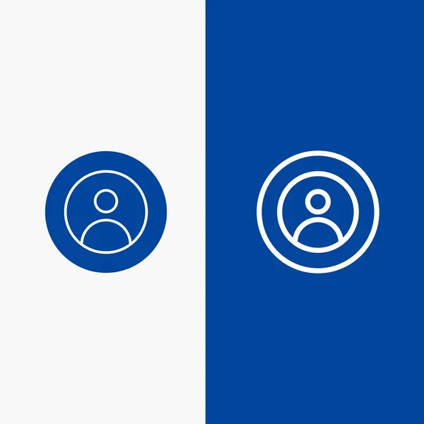 Aarde, wereldwijd, mensen, gebruiker, wereldlijn en glyph Solid icon Blu — Stockvector