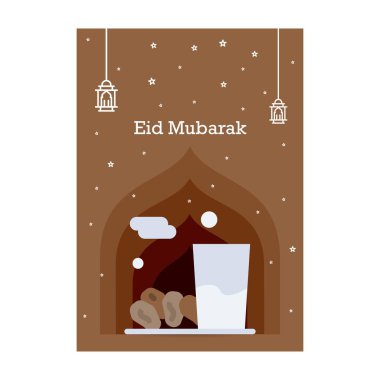 Ramazan Kareem tebrik şablonu. Arapça kaligrafi ve tradito