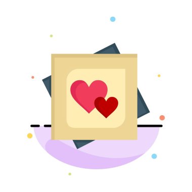 Kart, Kalp, Aşk, Evlilik Kartı, Teklif Soyut Düz Renk I