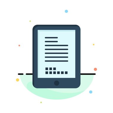 Mobil, Kodlama, Donanım, Hücre Soyut Düz Renk Simgesi Şablonu