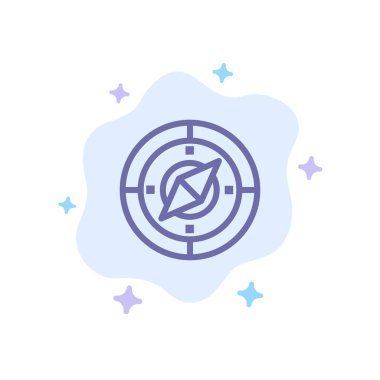 Navigasyon, Navigasyon, Pusula, Soyut C'de Konum Mavisi Simgesi