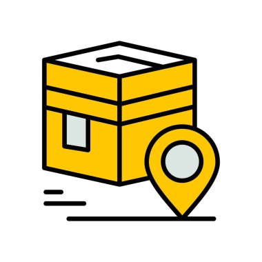 Ramazan simgeleri. Müslüman İslam dua ve ramazan kareem ince çizgi 