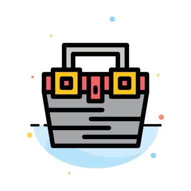 Çanta, Kutu, İnşaat, Malzeme, Toolkit Soyut Düz Renk Ic