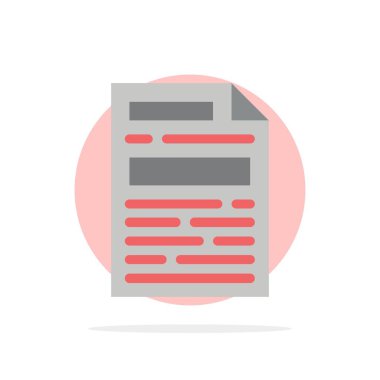 Dosya, Belge, Tasarım Soyut Daire Arka Plan Düz renk Ico