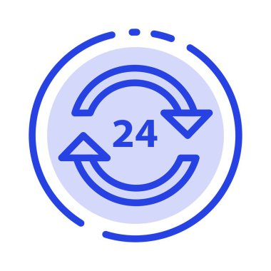 Konsiyerj, Otel, Yok, Yuvarlak Saat, Servis, Stop Blue Dott