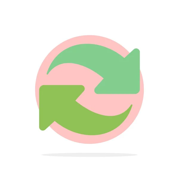 Refresh, Reload, Rotate, Repeat Abstract Circle Background — стоковый вектор