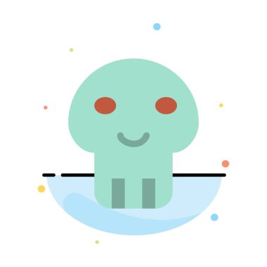 Biyokimya, Tehlike, Tehlikeli, Ölüm Soyut Düz Renk Simgesi 