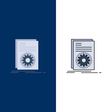 Code, executable, file, running, script Flat Color Icon Vector clipart svg vector 