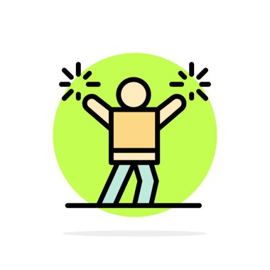 Ponpon kız, Cheerleading, teşvik, fan soyut daire Backgr