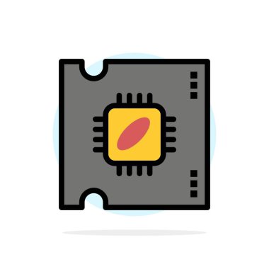 İşlemci, Microchip, Işlemci, Işlemci çip soyut daire Backgr