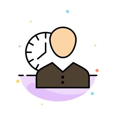 Saat, Saat, Adam, Kişisel, Program, Zaman, Zamanlama, Kullanıcı Abstra