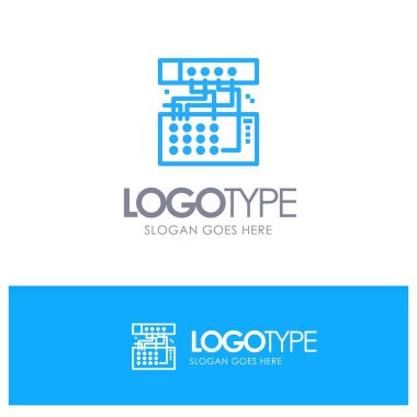 Analog, Bağlantı, Cihaz, Modül, Ses Mavisi anahat Logo ile