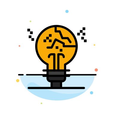 Kavram, Taklitçi, Fail, Fake, Fikir Soyut Düz Renk Simgesi Temp