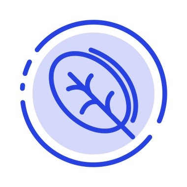 Ekoloji, Yaprak, Doğa, Bahar Mavisi Noktalı Çizgi Simgesi