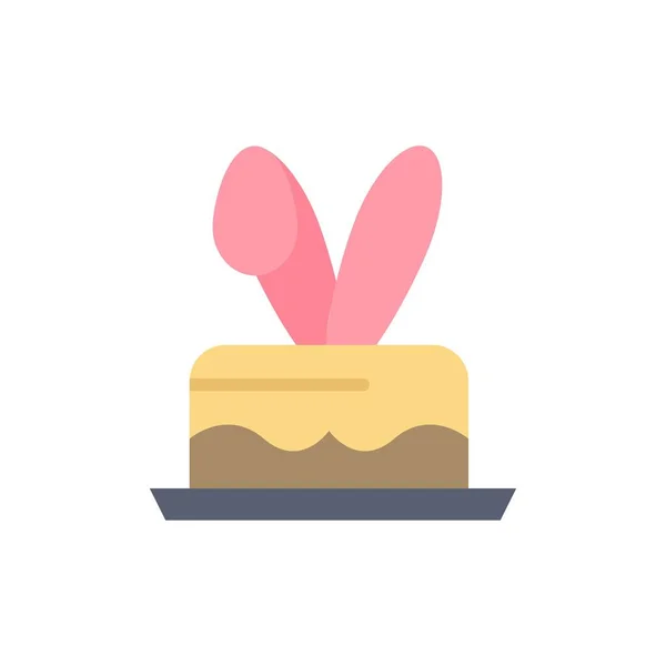 Κρακ, αυγό, Πάσχα, διακοπές επίπεδη χρώμα Icon. Σύμβολο διανυσματικού πλαισίου — Διανυσματικό Αρχείο