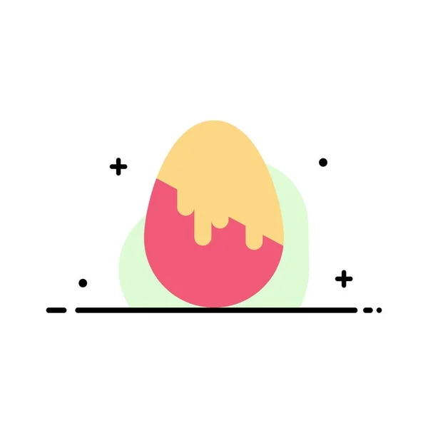 Διακόσμηση, Πάσχα, Πασχαλινό αυγό, αυγό επιχείρηση επίπεδη γραμμή γέμισε I — Διανυσματικό Αρχείο