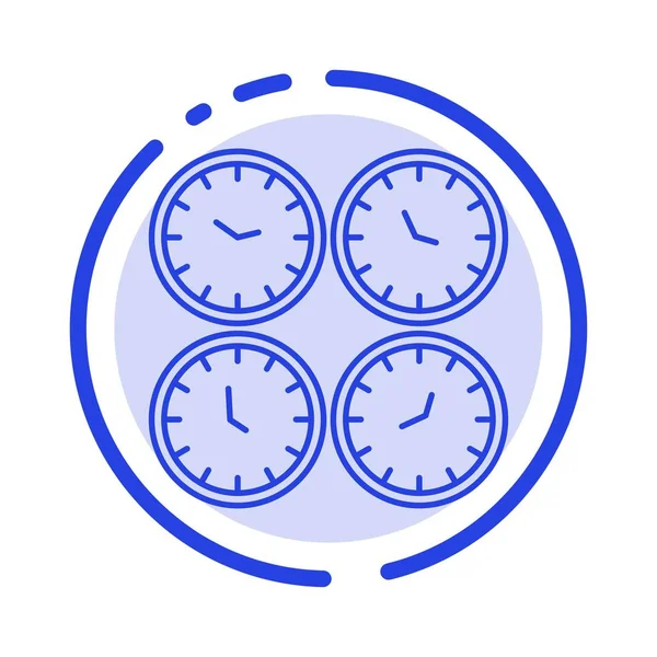 Clock, Business, Clocks, Office Clocks, Time Zone, Wall Clocks, — Stock Vector
