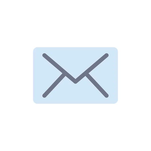 Courriel, courrier, message Icône de couleur plate. Bannière icône vectorielle Templa — Image vectorielle