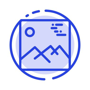 Galeri, Resim, Resim, Kanada Mavi Noktalı Satır Simgesi