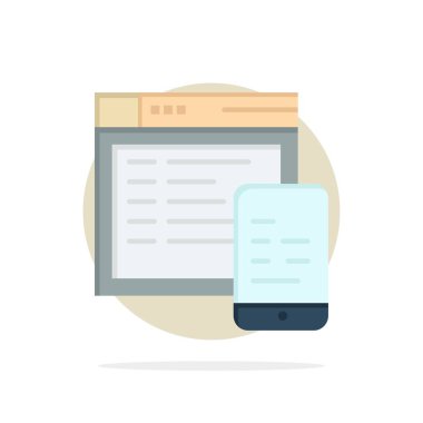 Duyarlı, Tasarım, Web Sitesi, Mobil Soyut Daire Arka Plan F