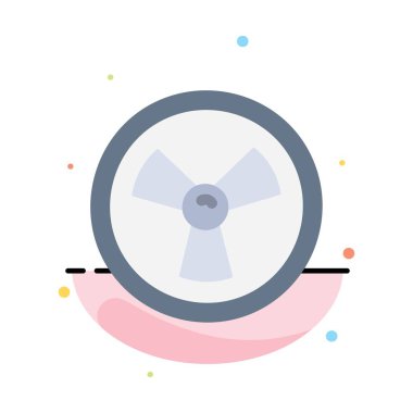 Biohazard, Kimyager, Bilim Soyut Düz Renk Simge Şablonu